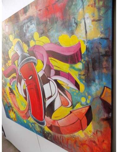 Quadro Street Art art moderno arredo cm 120x100...