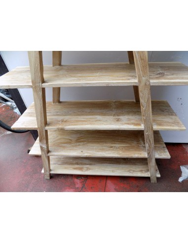 Libreria in legno di teak massello ad "A" color...