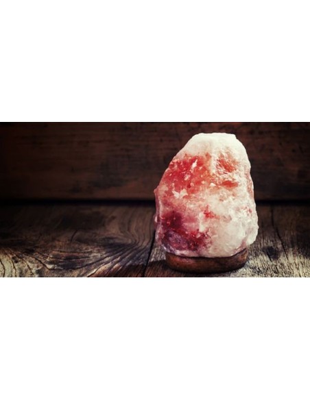 Lampada di Sale KG 1/2, in confezione regalo con scatola Sale dell'Himalaya GROTTE TIBET sale rosa Voganto
