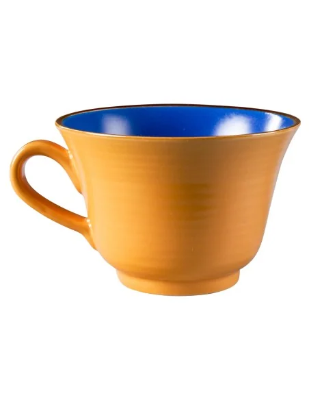 Servizio da 6 di tazze colazione o tè in Ceramica creati Mano Etnico Tazza da Tisana The tazze