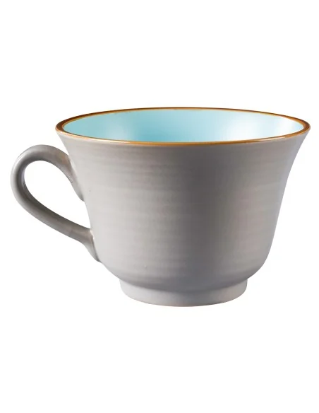 Servizio da 6 di tazze colazione o tè in Ceramica creati Mano Etnico Tazza da Tisana The tazze