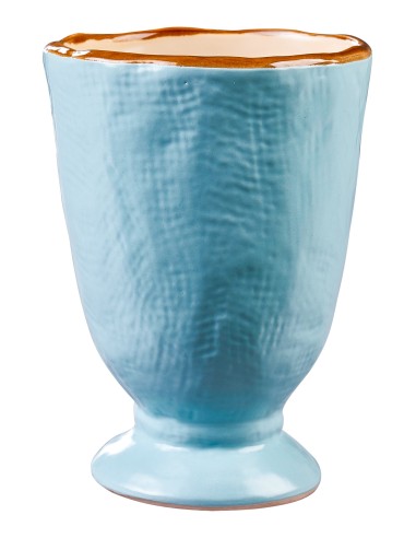 Servizio da 6 di bicchieri calici in Ceramica...