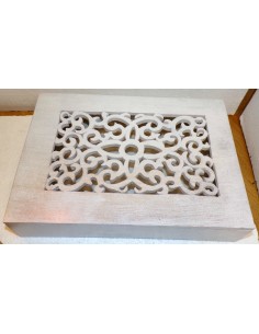 Scatola Portagioie o svuota tasche in legno mdf... 2