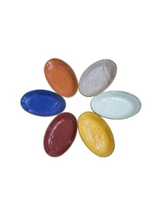 Servizio da 6 pz ovalini piatti della linea Mediterranea...