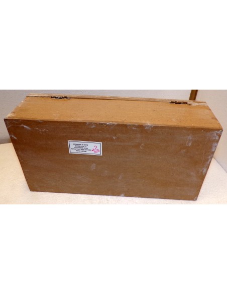 catola Portagioie o svuota tasche in legno mdf traforata oro beige cm 30x15x9