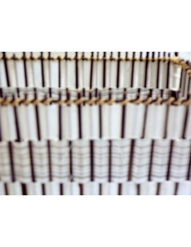 Abajour in vegetale e tela cm 20x11x28 color...