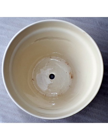 Vaso in ceramica Messicana realizzata e dipinto a mano cm 26x24 arancio