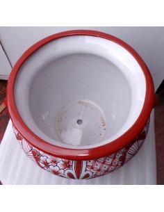 Vaso in ceramica Messicana realizzata e dipinto a mano cm... 2