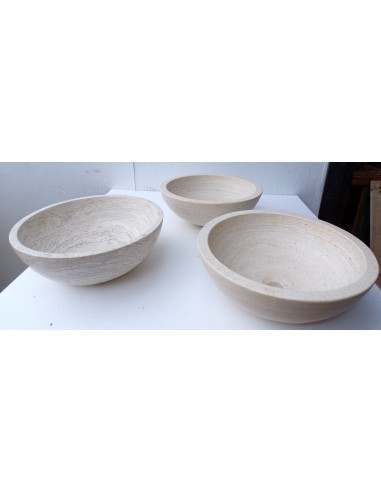 Lavandino in marmo messicano crema travertino...