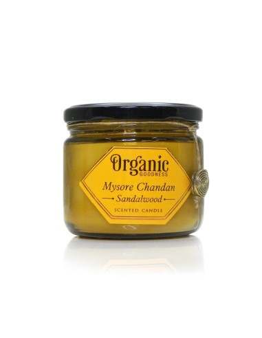 CANDELA DI SOIA ORGANIC Sandalo GOODNESS 200 GR...