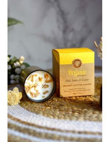 CANDELA PALO SANTO ORGANIC IN CERA DI SOIA CON...