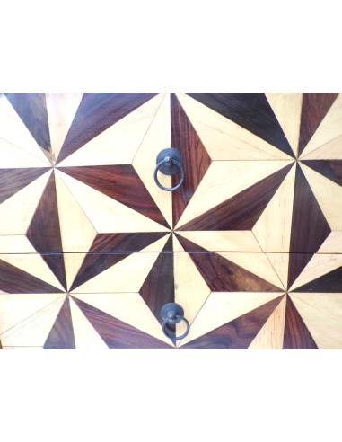 Comodino in Teak massello Industrial cm...