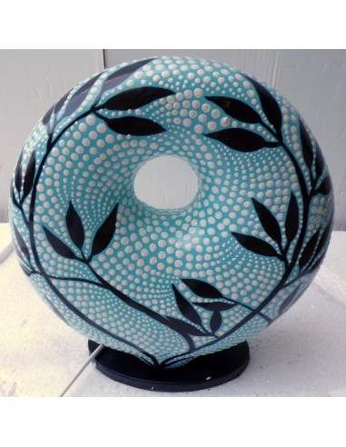 Lampada da tavolo abatjour in resina a...