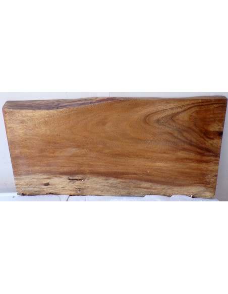 Piano in legno top massello suar o noce indiano per bagno cm 100x47x49x6h tavola D2