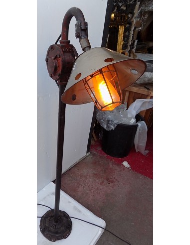 Piantana Industrial in ferro con parti...