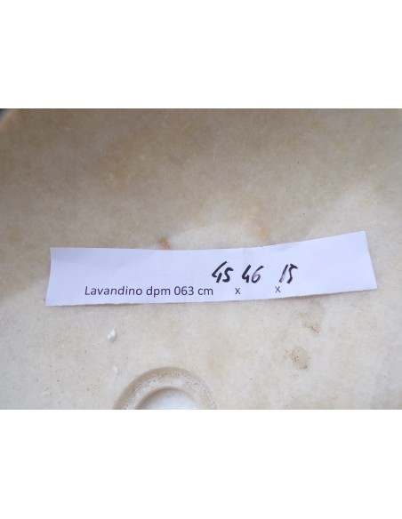 Lavandino in onice trasparente pietra dpm063 cm 45x46x15 crema sasso lavabo sink