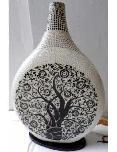 Lampada da tavolo in resina a bottiglia Albero...