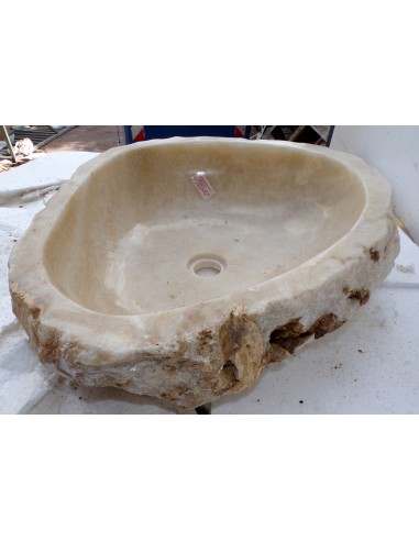 Lavandino in onice trasparente pietra dpm073 cm...