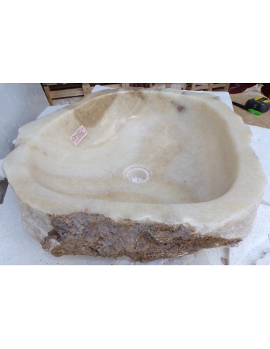 Lavandino in onice trasparente pietra dpm077 cm...