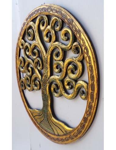 Pannello albero della vita legno mdf traforato...