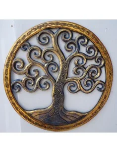 Pannello albero della vita legno mdf traforato a mano...