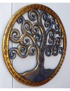 Pannello albero della vita legno mdf traforato a mano... 2