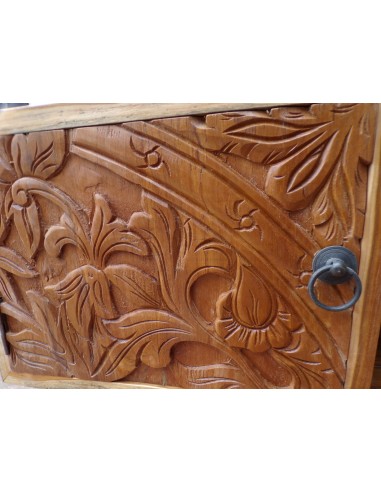 Mobile porta Tv in legno di teak color naturale...