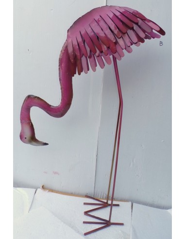 Bellissimo fenicottero rosa in metallo...