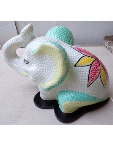 Lampada abatjour elefante cm 35 in resina...