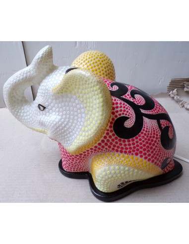 Lampada abatjour elefante cm 35 in resina...