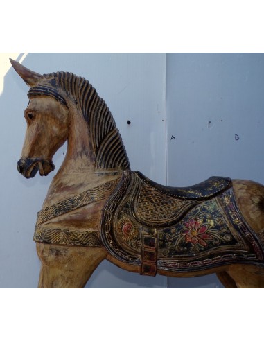 Cavallino a dondolo in legno cavallo creato...