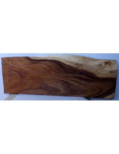 Piano in legno top massello suar o noce indiano per bagno cm 150x50/55x6h tavola D9