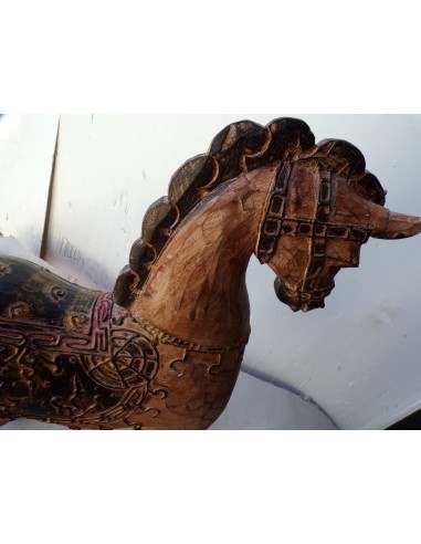 Cavallo imperiale in legno creato a mano cm...