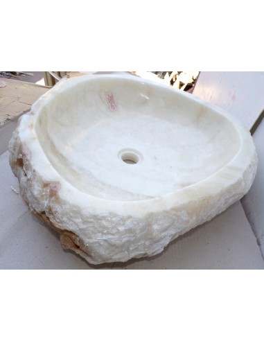 Lavandino in onice trasparente pietra dpm111 cm...