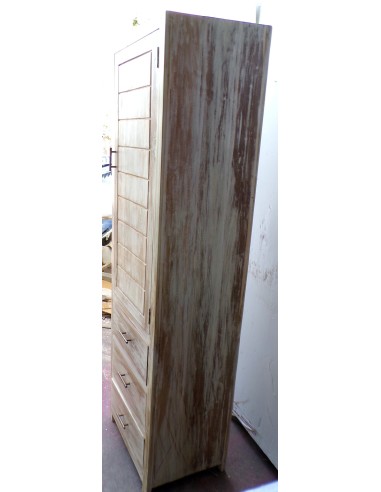 Colonna bagno in Teak massello color decapata...