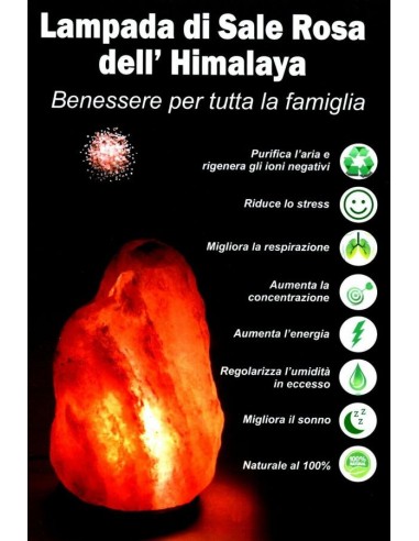 Lampada di Sale KG 6-9 , Sale dell'Himalaya...
