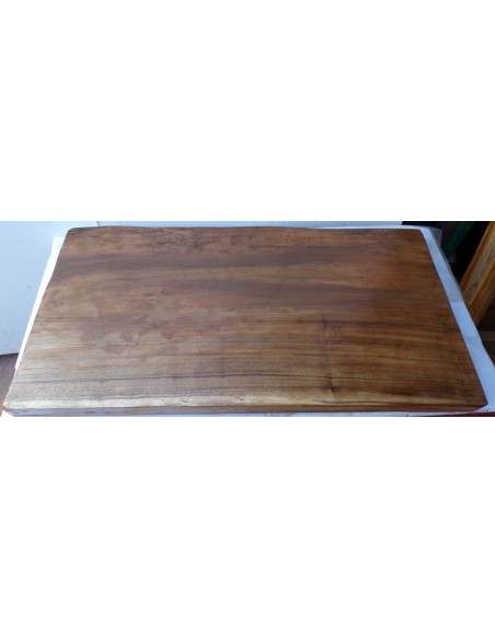 Piano top in legno massello suar o noce indiano OFFERTA per bagno cm 100x50/51x6h tavola D14