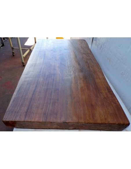 Piano top in legno massello suar o noce indiano OFFERTA per bagno cm 100x50/51x6h tavola D14