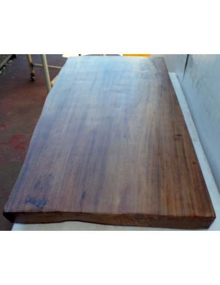 Piano top in legno massello suar o noce indiano OFFERTA per bagno cm 100x50/53x6h tavola D15