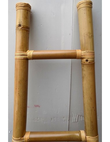 Scala in bamboo cm 50/33x161 etnico porta...