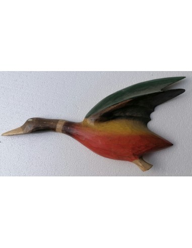 Famiglia di papere in volo germani in legno oca...