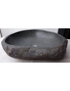 Lavandino in pietra di fiume dpm117 cm 53x47x15 river... 2