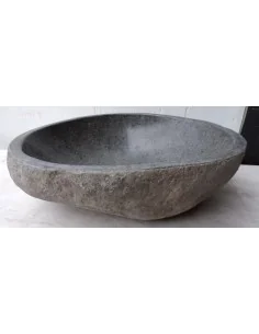 piccolo lavandino in pietra di fiume dpm120 cm 38x30x12... 2