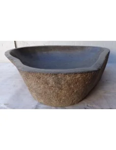 Lavandino in pietra di fiume dpm123 cm 59x49x15 river... 2