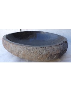 Lavandino in pietra di fiume dpm135 cm 58x46x15 river... 2