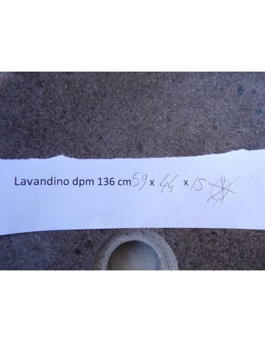 Lavandino in pietra di fiume dpm136 cm...