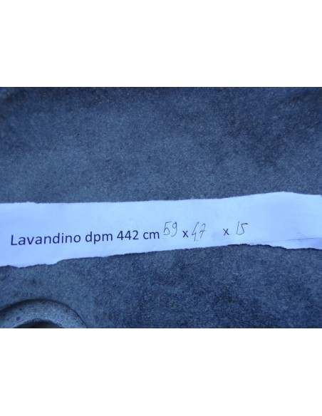 Lavandino in pietra di fiume dpm442 cm 59x47x15 river stone sasso lavabo sink