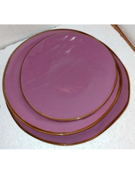 Posto Tavola del servizio piatti in ceramicarosa pink linea mediterraneo novità home bianco