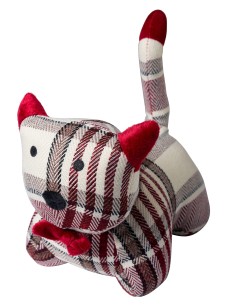 Fermaporta Gatto gattino in stoffa cm 23 X 18 X 22 bianco... 2