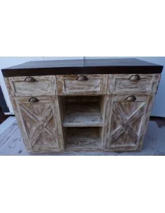 Mobile bagno o porta TV in Teak massello cm 100x45x75h... 2